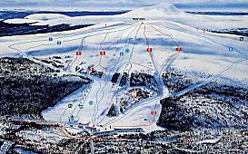 Ski Map - Fjätervålen